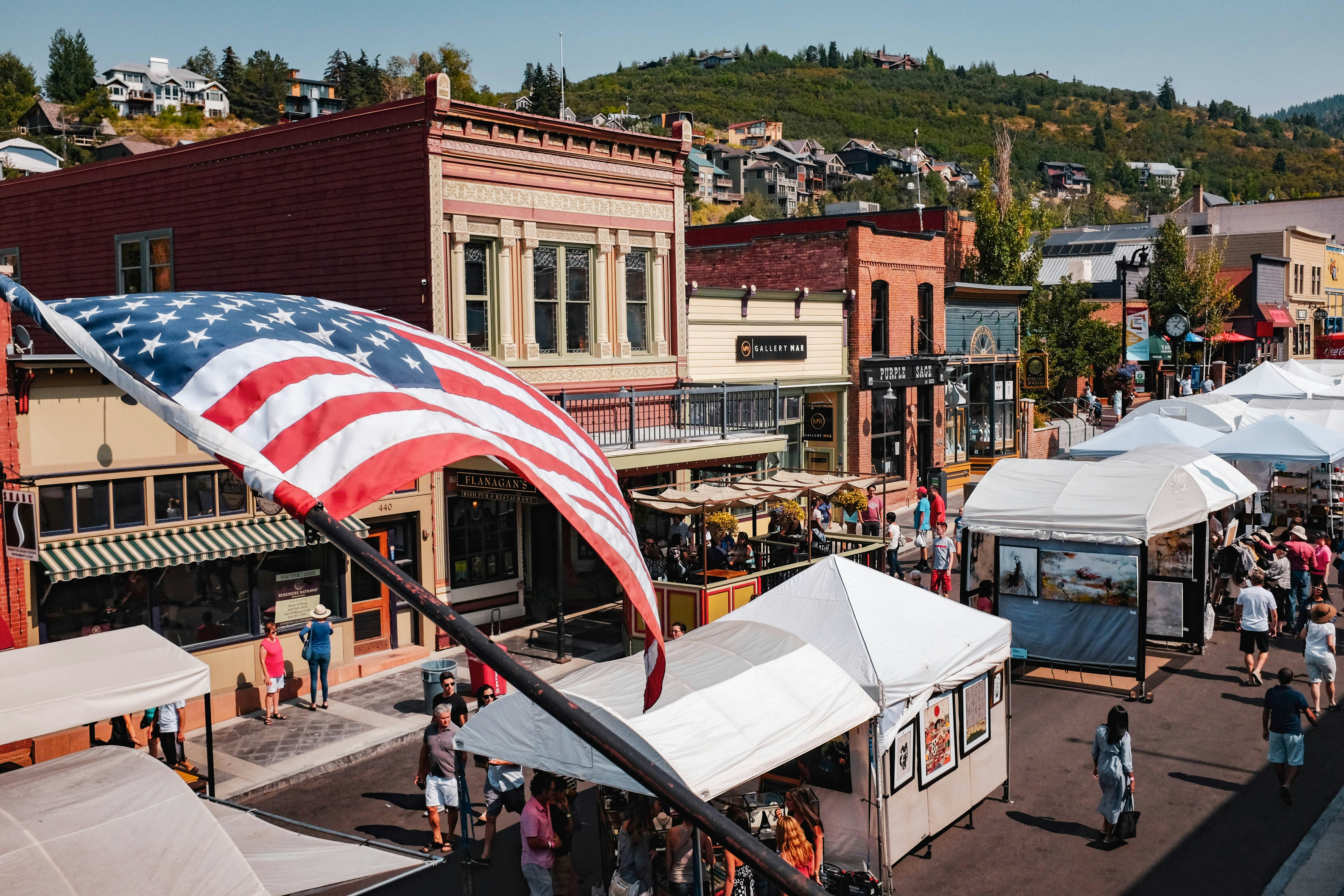 Small-town main street